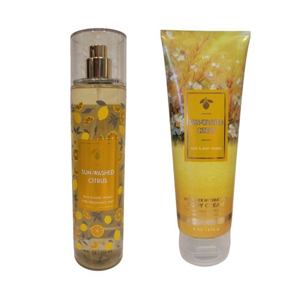 Sunwashed Citrus Set by Bath and Body Works.